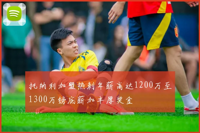 托纳利加盟热刺年薪高达1200万至1300万镑底薪加丰厚奖金